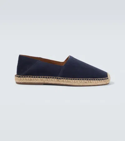 Polo Ralph Lauren Suede Espadrilles In Blue
