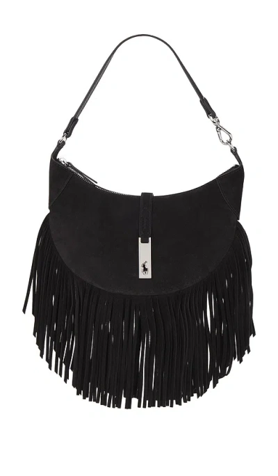 Polo Ralph Lauren Suede Fringe Shoulder Bag