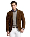 Polo Ralph Lauren Suede Jacket In Brown