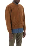 POLO RALPH LAUREN SUEDE LEATHER BOMBER JACKET