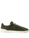 Polo Ralph Lauren Suede Low-top Sneakers In Green