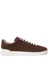 Polo Ralph Lauren Suede Low-top Sneakers In Brown
