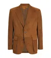 Polo Ralph Lauren Suede Rl67 Blazer In Brown