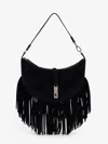 Polo Ralph Lauren Suede Shoulder Bag With Fringes