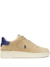 Polo Ralph Lauren Suede Sneakers In Neutrals