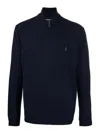 Polo Ralph Lauren Ralph Lauren Cotton Sweater With Zipper Hunter Navy In Blue