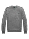 Polo Ralph Lauren Tailored Grey Wool Knitwear In Gray