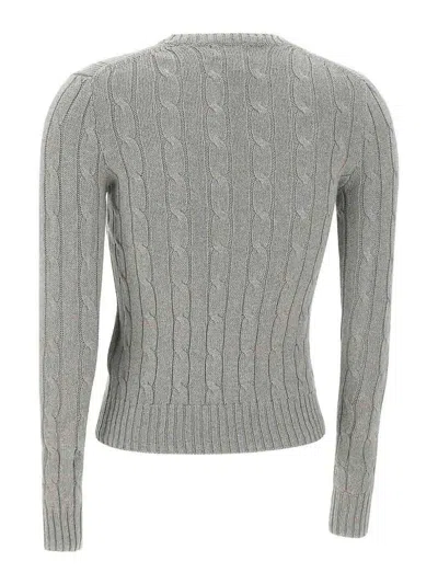Polo Ralph Lauren Cable-knit Sweater In Gray