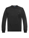 Polo Ralph Lauren Crew Neck Multicolor Knitwear In Gray