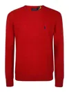 Polo Ralph Lauren Long Sleeve Crew Neck Pullover Clothing In Red