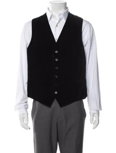 Pre-owned Polo Ralph Lauren Suit Vest In Black