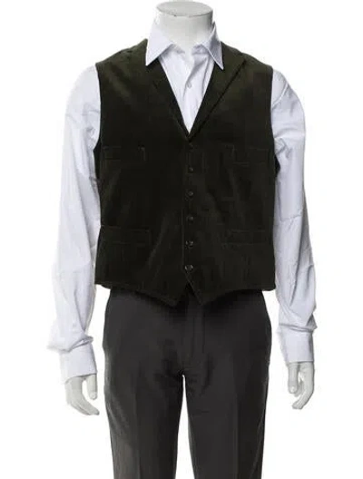 Pre-owned Polo Ralph Lauren Suit Vest In Green