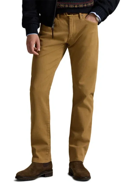 Polo Ralph Lauren Sullivan Slim Fit Cotton Stretch Twill 5-pocket Pants In Brown