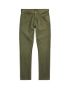 Polo Ralph Lauren Sullivan Slim Stretch Jean Man Jeans Military Green Size 30w-34l Cotton, Elastane