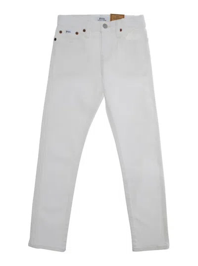 Polo Ralph Lauren Kids' Sullivan Slm-bottoms-denim In White