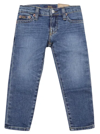 Polo Ralph Lauren Kids' Sullivan Slm-bottoms-denim In Woodhaven Wash