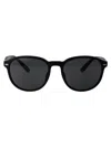 Polo Ralph Lauren Matte Black Injected Sunglasses In Black