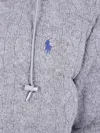 Polo Ralph Lauren "sweat Puffer " 2/15 Rws Coat In Gray