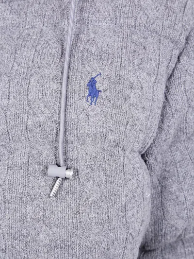 Polo Ralph Lauren "sweat Puffer " 2/15 Rws Coat In Gray