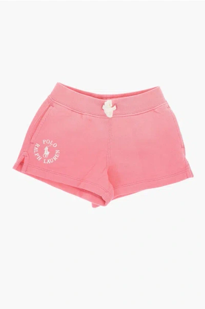 Polo Ralph Lauren Sweat Shorts With Drawstring Waist In Pink