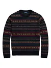 Polo Ralph Lauren Striped Pattern Sweater In Black