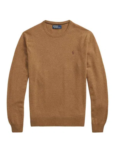 POLO RALPH LAUREN SUÉTER CUELLO REDONDO - MARRÓN