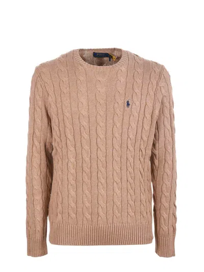 Polo Ralph Lauren Sweater In Brown
