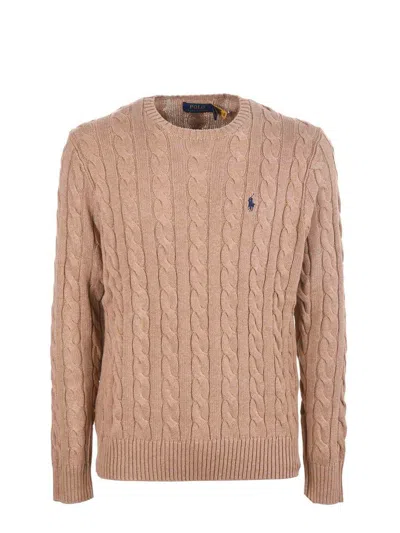 Polo Ralph Lauren Sweater In Brown