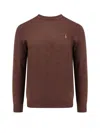 Polo Ralph Lauren Regular Fit Responsible Wool Sweater With Embroidered Logo In Brown