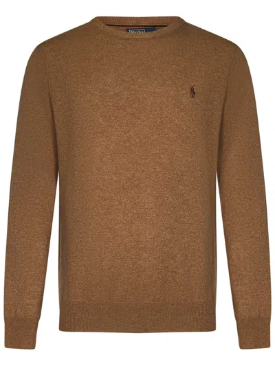 Polo Ralph Lauren Sweater In Brown