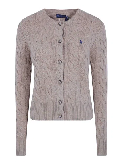 Polo Ralph Lauren Sweater Cardigan In Nude & Neutrals