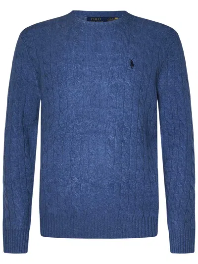 Polo Ralph Lauren Sweater In Clear Blue