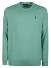 Polo Ralph Lauren Crew Neck Cotton Sweater In Green
