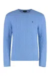 Polo Ralph Lauren Sweater In Cable Knit In Blue