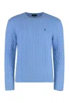 Polo Ralph Lauren Sweater In Cable Knit In Blue
