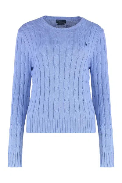 Polo Ralph Lauren Sweater In Cable Knit In Multi
