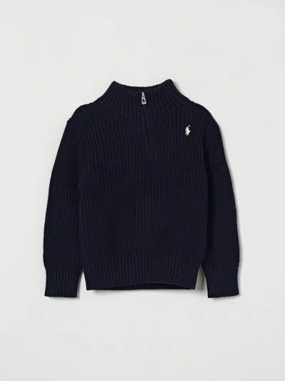 Polo Ralph Lauren Sweater Kids Color Navy In Blue