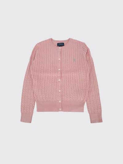Polo Ralph Lauren Sweater Kids In Pink