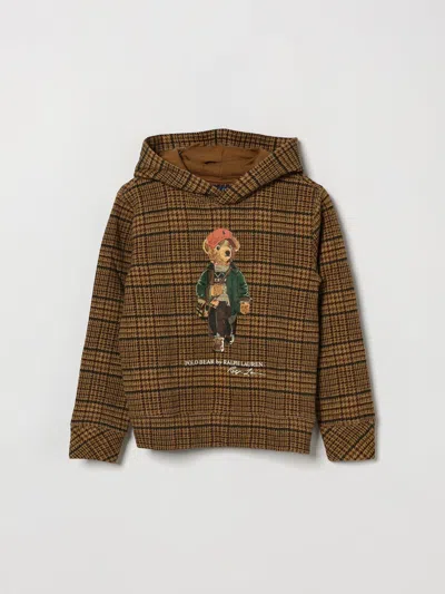 Polo Ralph Lauren Sweater Kids In Brown