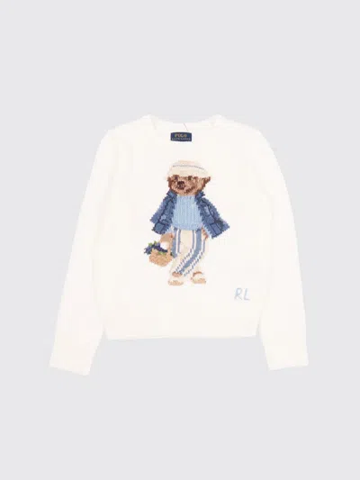 Polo Ralph Lauren Sweater Kids Color White In Multi