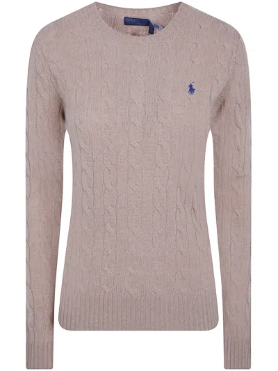 Polo Ralph Lauren Sweater Long Sleeves "julianna" In Sand