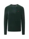 Polo Ralph Lauren Ralph Lauren Forest Green Wool Sweater In Moss Agate