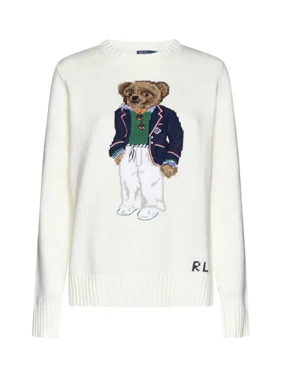 Polo Ralph Lauren Sweater In Parchment Cream