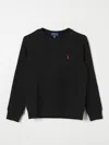 Polo Ralph Lauren Ralph Lauren Kids Felpa Polo Pony Con Ricamo In Black