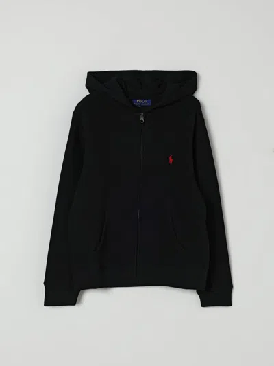 POLO RALPH LAUREN SWEATER POLO RALPH LAUREN KIDS COLOR BLACK,432790002