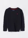 Polo Ralph Lauren Cotton Cable-knit Sweater In Blue