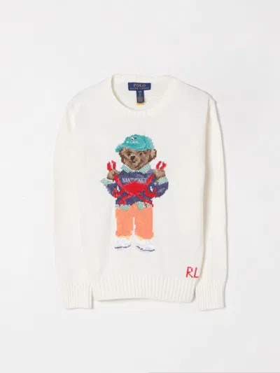 POLO RALPH LAUREN SWEATER POLO RALPH LAUREN KIDS COLOR BLUE,G54055009