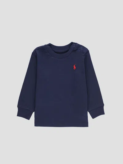 POLO RALPH LAUREN SWEATER POLO RALPH LAUREN KIDS COLOR BLUE,H26462009