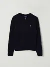 Polo Ralph Lauren Polo Pony Cable-knit Jumper In Blue