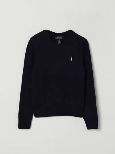 POLO RALPH LAUREN SWEATER POLO RALPH LAUREN KIDS COLOR BLUE,H36811009